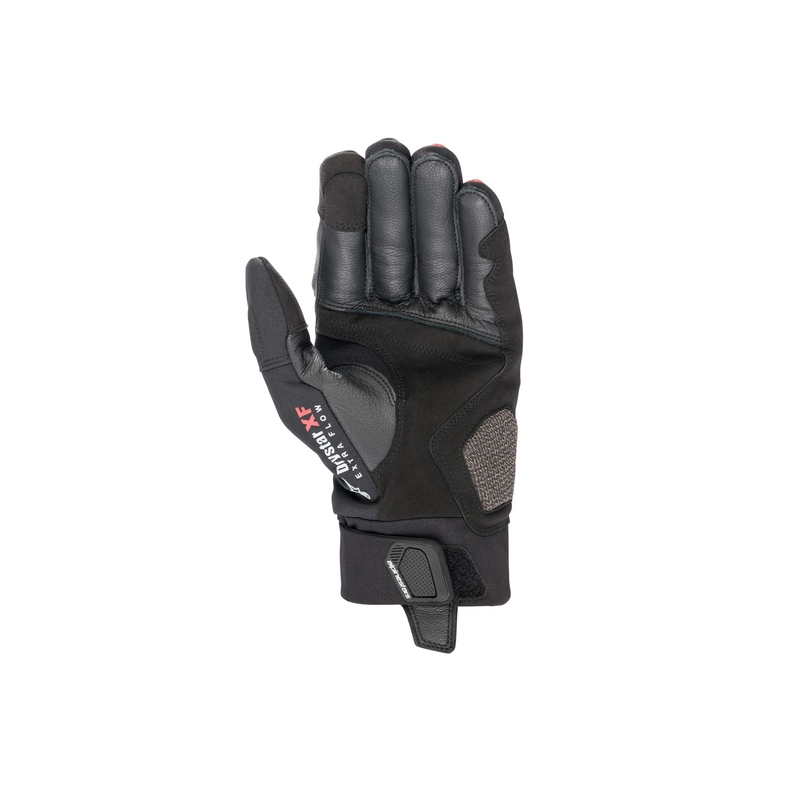 Guanti da moto Alpinestars Hyde XT Drystar neri e rossi