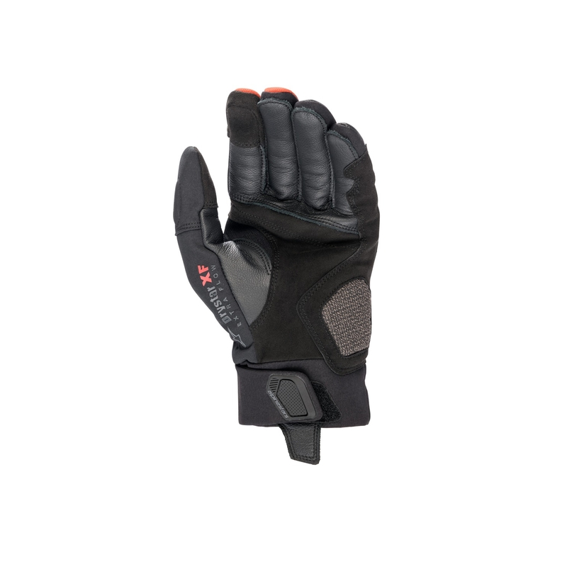 Guanti da moto Alpinestars Hyde XT Drystar rosso fluo e nero