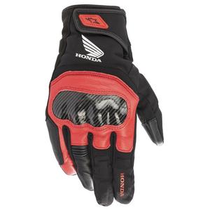 Guanti moto Alpinestars SMX Z Drystar Honda neri e rossi