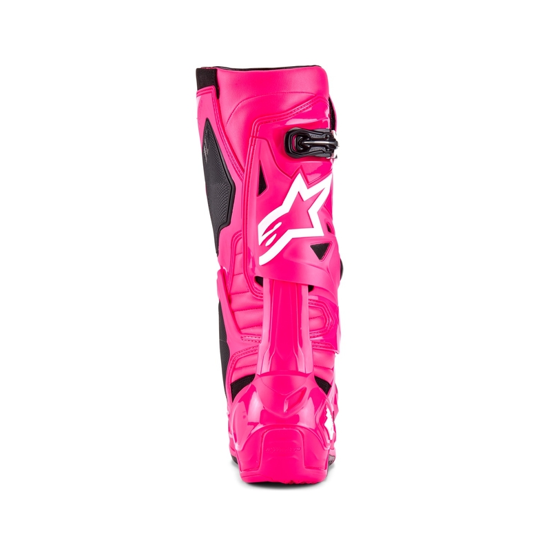 Stivali da moto Alpinestars Tech 10 rosa-nero-bianco