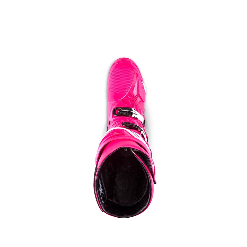 Stivali da moto Alpinestars Tech 10 rosa-nero-bianco