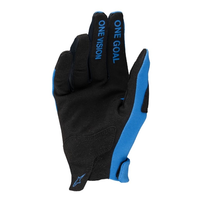 Guanti da moto Alpinestars Radar azzurro-nero