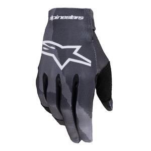 Guanti da moto Alpinestars Radar camo grigio-nero