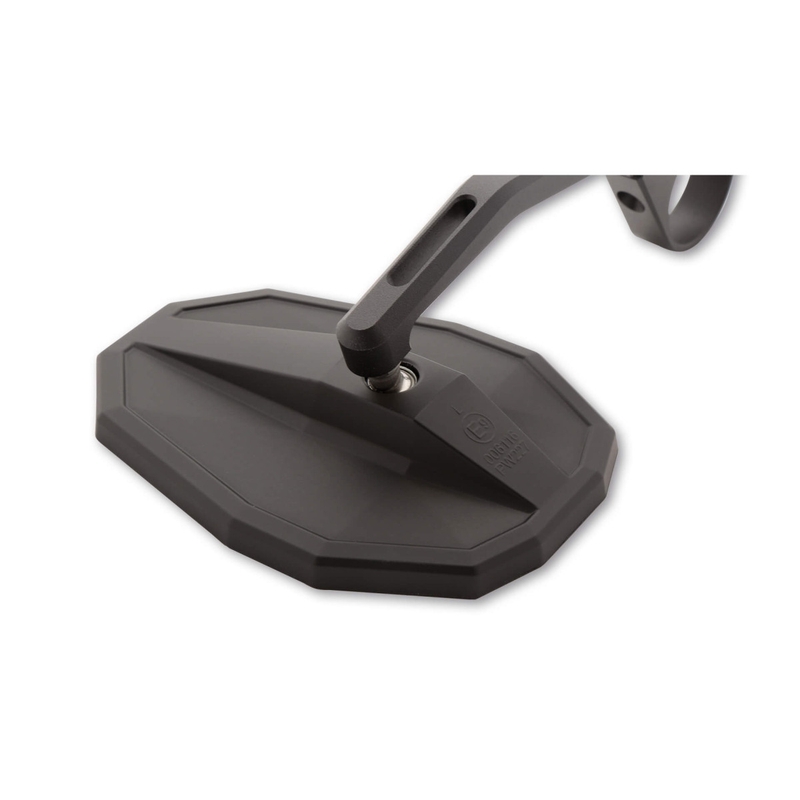 Specchio per estremità del manubrio Shin Yo Straight Long nero