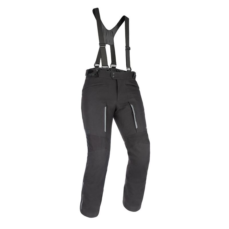 Pantaloni moto Oxford Advanced Hinterland DRY2DRY™ neri accorciati