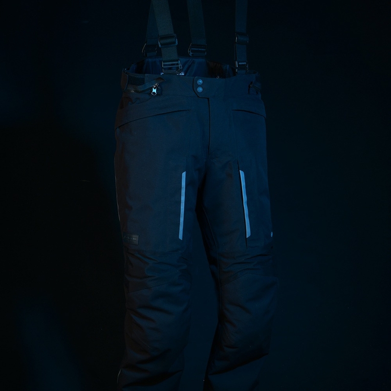 Pantaloni moto Oxford Advanced Hinterland DRY2DRY™ neri accorciati