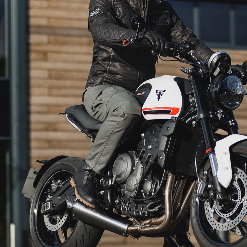 Pantaloni da moto Oxford Original Approved Cargo AA cachi