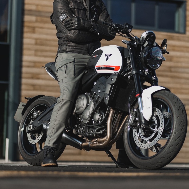 Pantaloni da moto Oxford Original Approved Cargo AA cachi