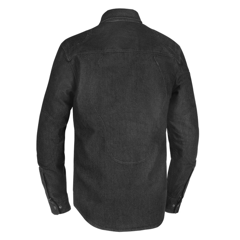 Camicia da moto nera Oxford Original Approved