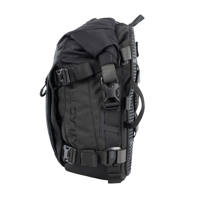 Borsa da sella Oxford Atlas T-10 Advanced Tourpack da 10 litri per passeggero, colore nero.