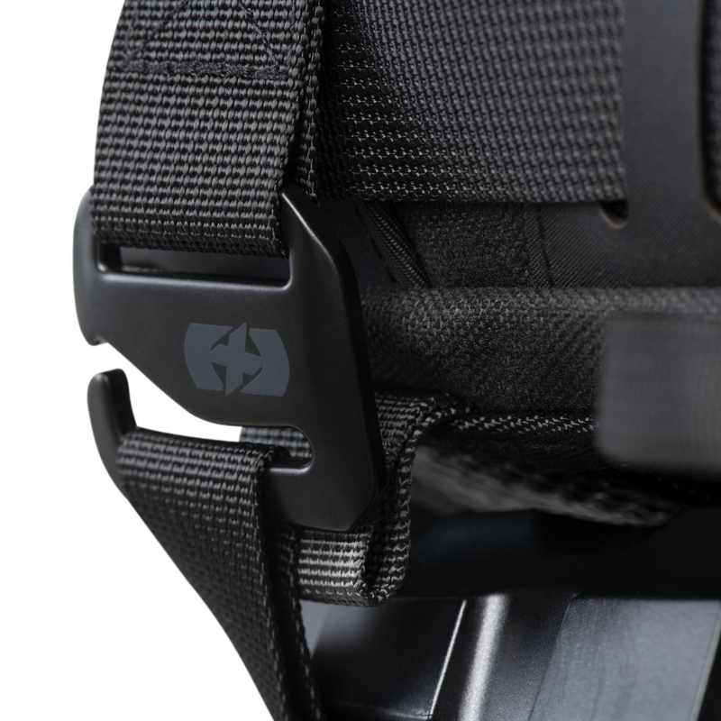 Borsa da sella Oxford Atlas T-10 Advanced Tourpack da 10 litri per passeggero, colore nero.