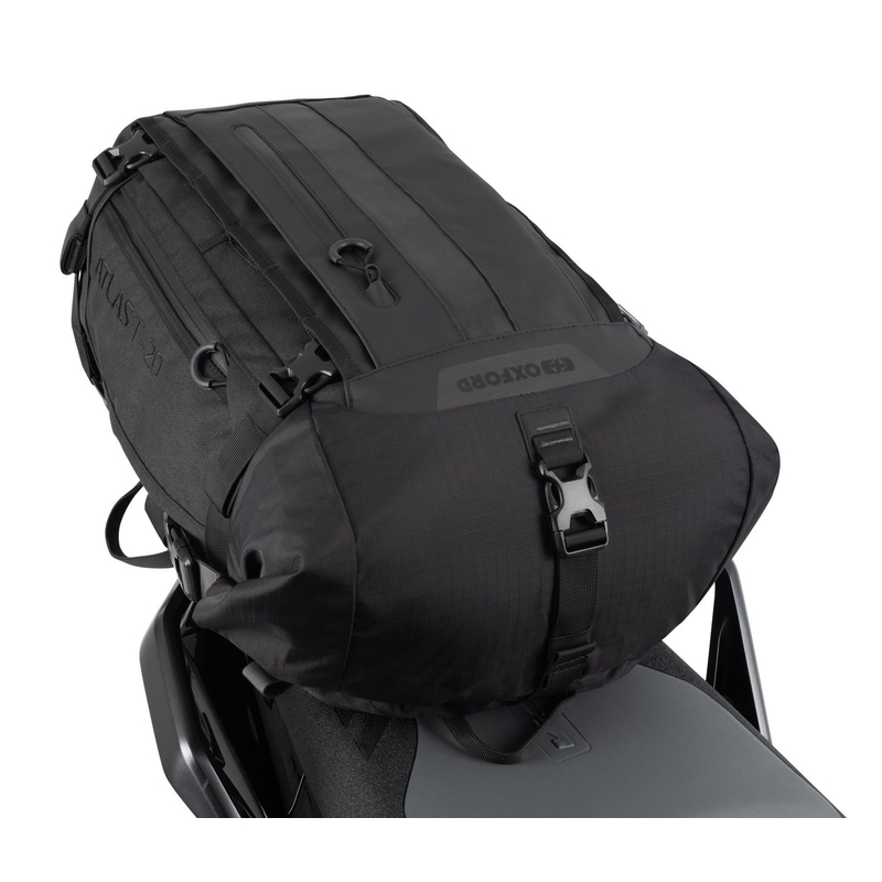 Borsa da sella passeggero Oxford Atlas T-20 Advanced Tourpack da 20 l, nera