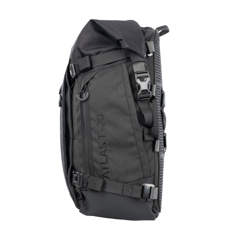 Borsa da sella passeggero Oxford Atlas T-20 Advanced Tourpack da 20 l, nera