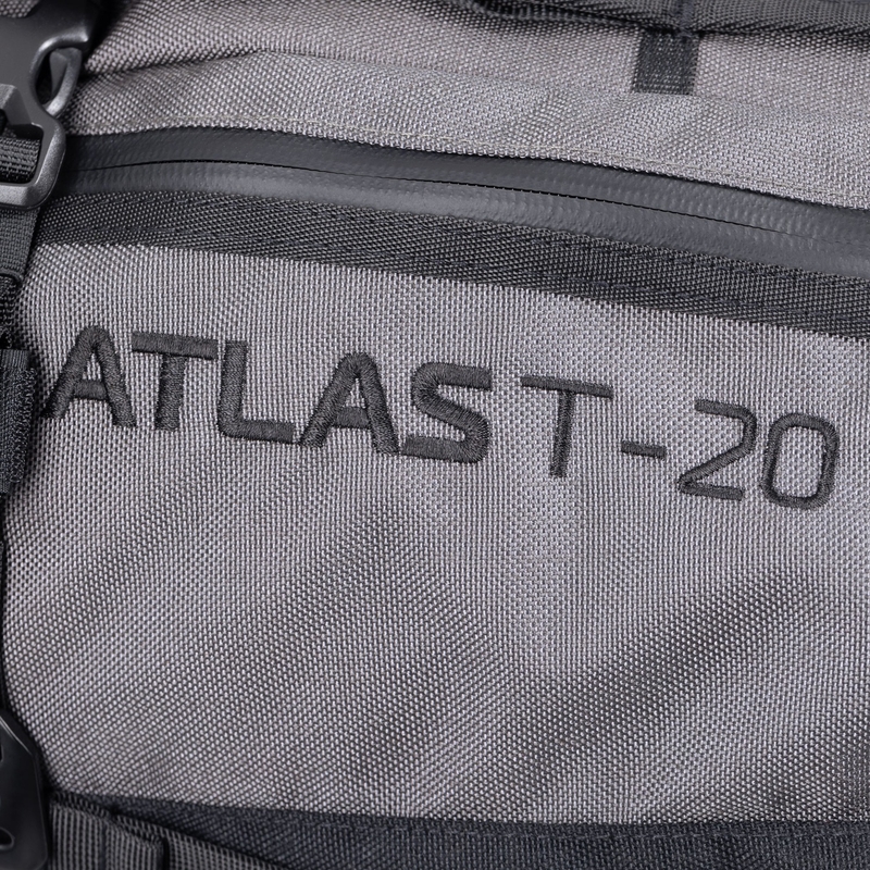 Borsa da sella passeggero Oxford Atlas T-20 Advanced Tourpack da 20 l, grigia