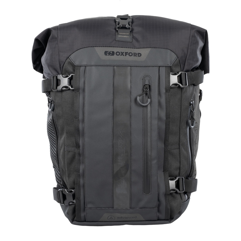 Borsa da sella passeggero Oxford Atlas T-30 Advanced Tourpack da 30 l, nera