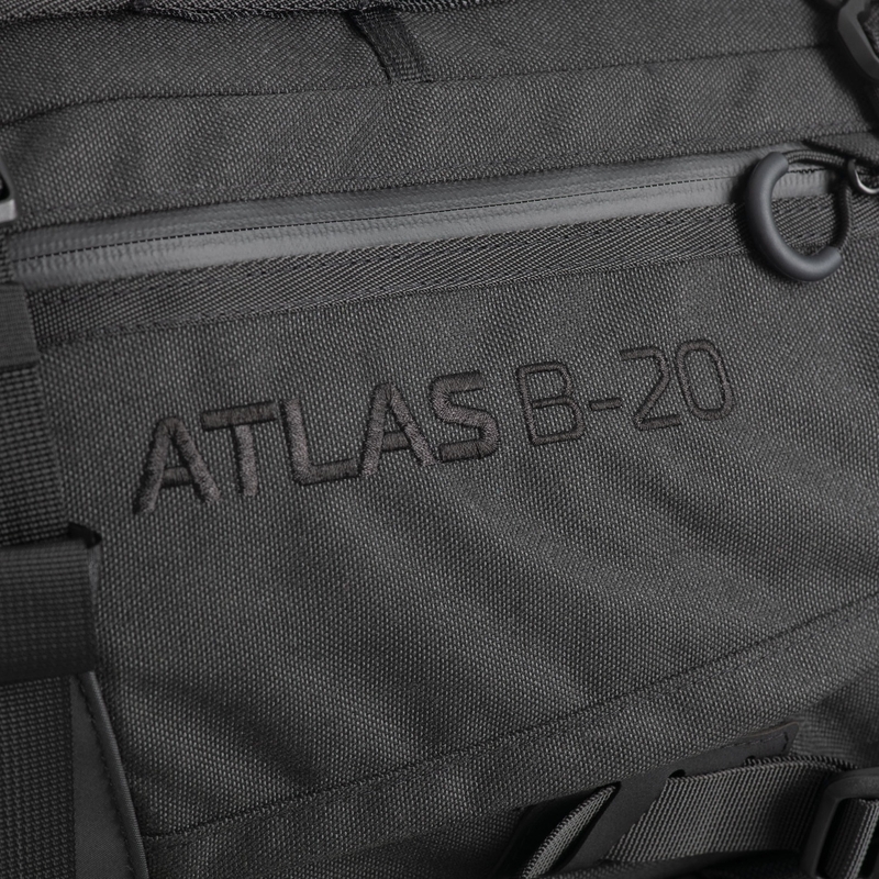 Borsa da moto Oxford Atlas B-20 Advanced Backpack 20 l nera