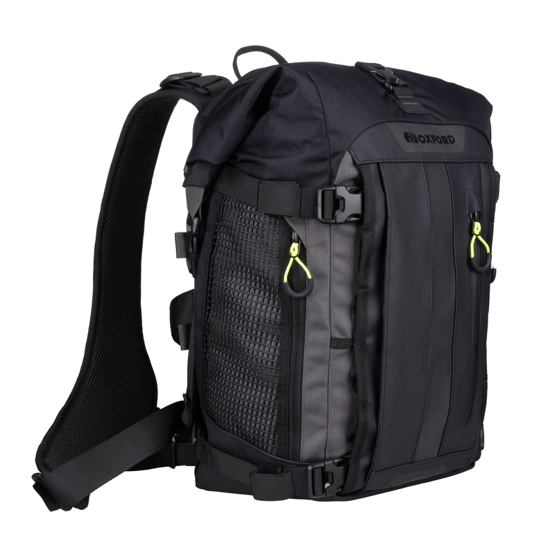 Borsa da moto Oxford Atlas B-20 Advanced Backpack 20 l grigio