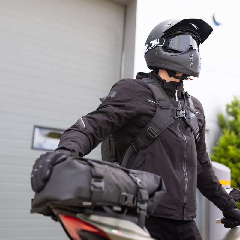 Borsa da moto Oxford Atlas B-20 Advanced Backpack 20 l grigio