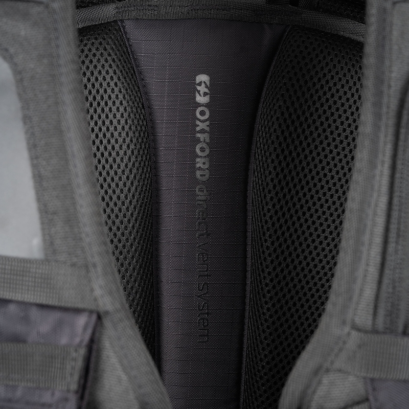 Borsa da moto Oxford Atlas B-20 Advanced Backpack 20 l grigio