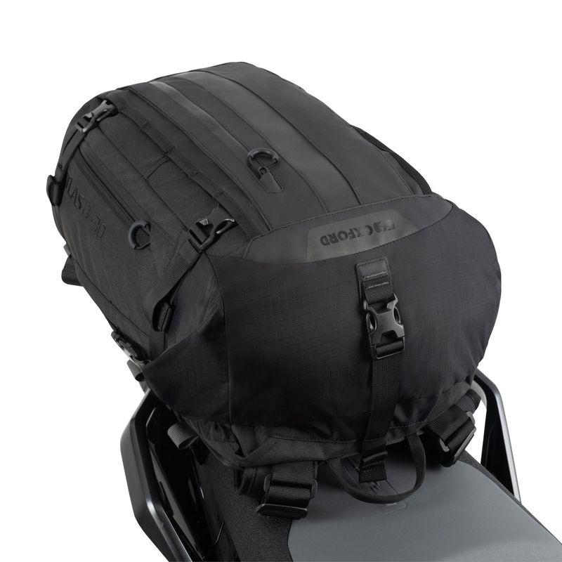Borsa da moto Oxford Atlas B-30 Advanced Backpack 30 l grigio