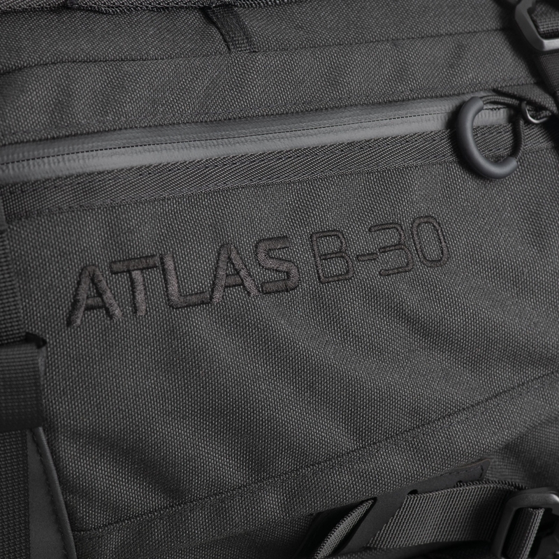 Borsa da moto Oxford Atlas B-30 Advanced Backpack 30 l grigio