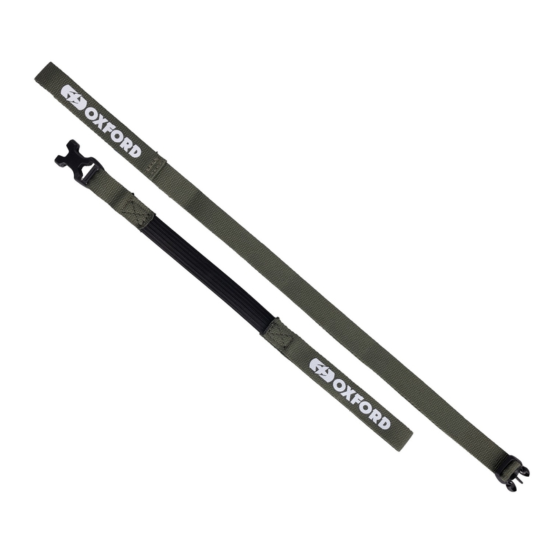 Cinghie per bagagli Oxford Atlas B-Clip 2 pezzi verde 17 mm x 1,2 m