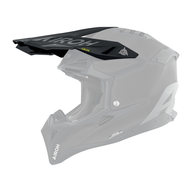 Visiera del casco Airoh Aviator in carbonio opaco