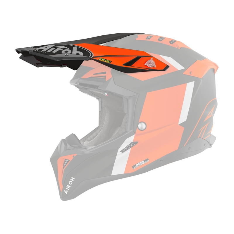 Visiera del casco Airoh Aviator Glory arancione opaco