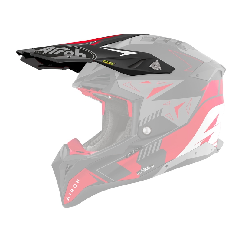 Visiera per casco Airoh Aviator Spin rosso opaco