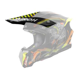 Visiera per casco Airoh Twist 3 Toxic nero-giallo lucido