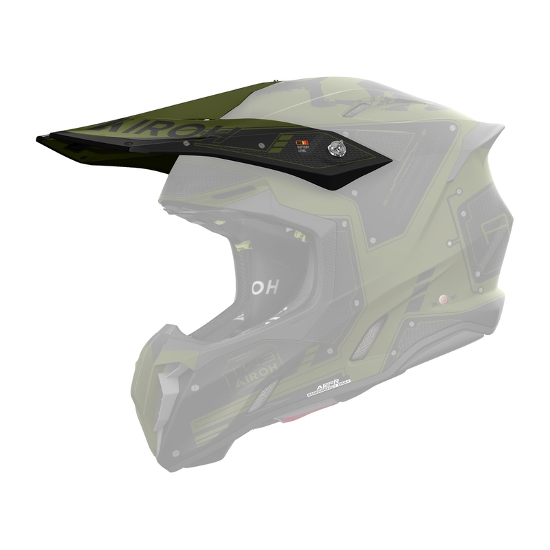Visiera del casco Airoh Twist 3 Military opaco