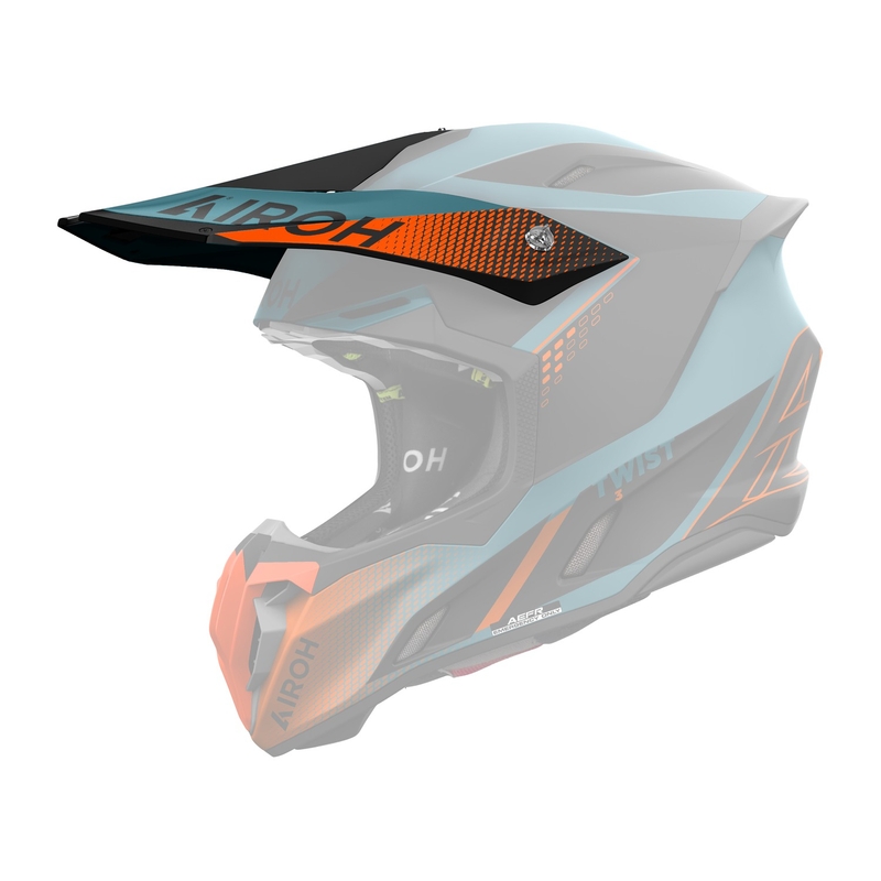 Visiera per casco Airoh Twist 3 Shard arancione lucido