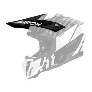 Visiera per casco Airoh Twist 3 Thunder nero e bianco lucido