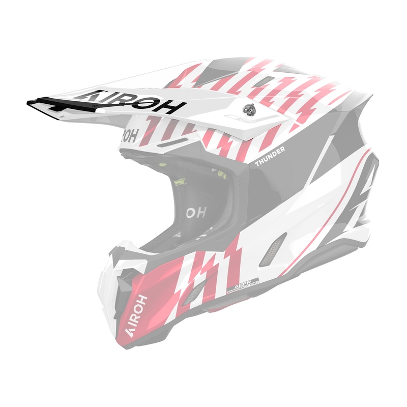 Visiera per casco Airoh Twist 3 Thunder rosso lucido