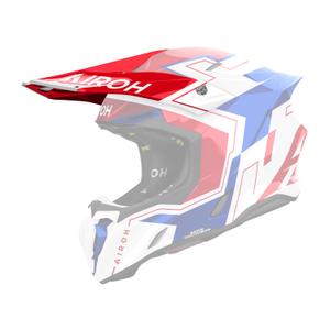 Visiera per casco Airoh Twist 3 Dizzy blu-rosso lucido