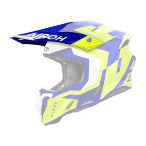 Visiera per casco Airoh Twist 3 Dizzy blu-giallo lucido