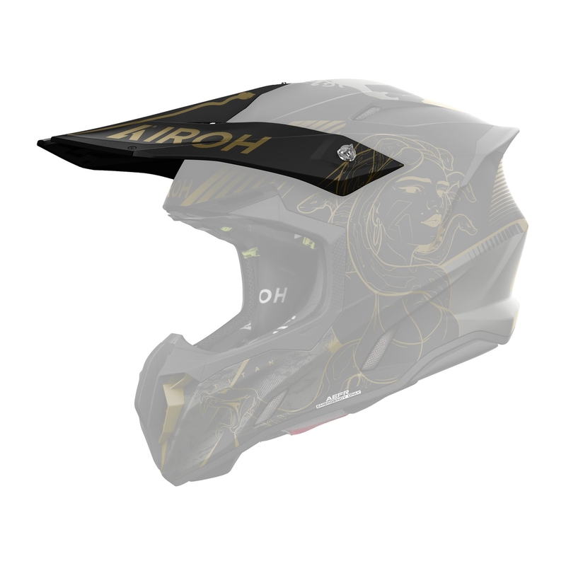 Visiera del casco Airoh Twist 3 Titan opaco