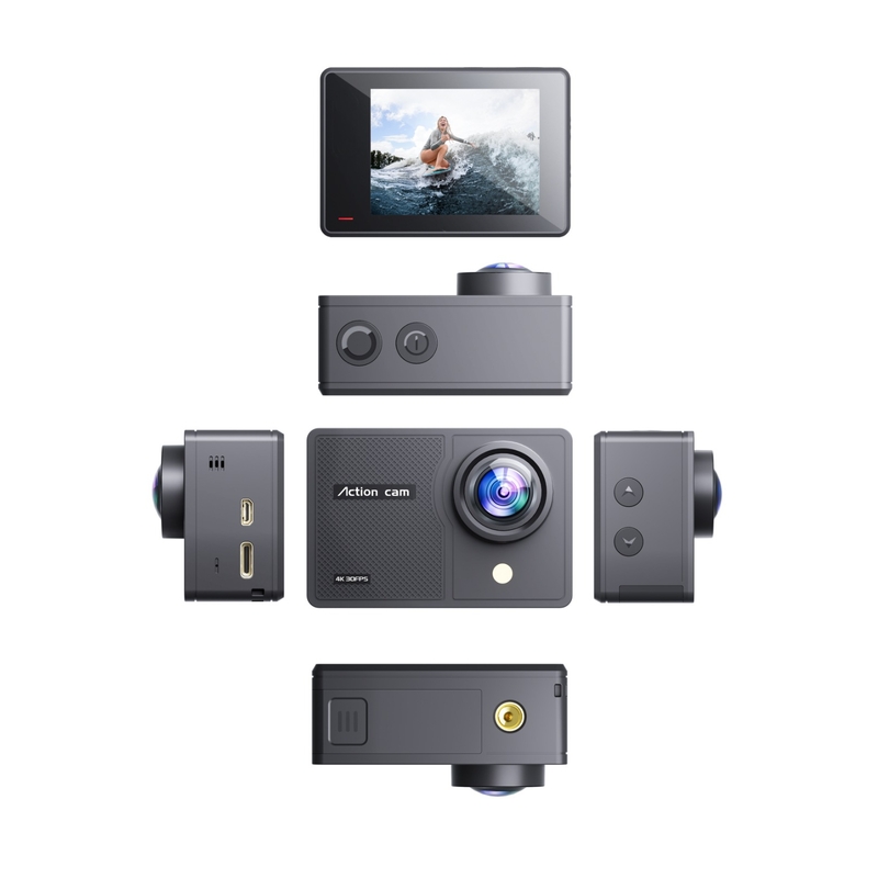 Telecamera d'azione MaxTo 4k per esterni