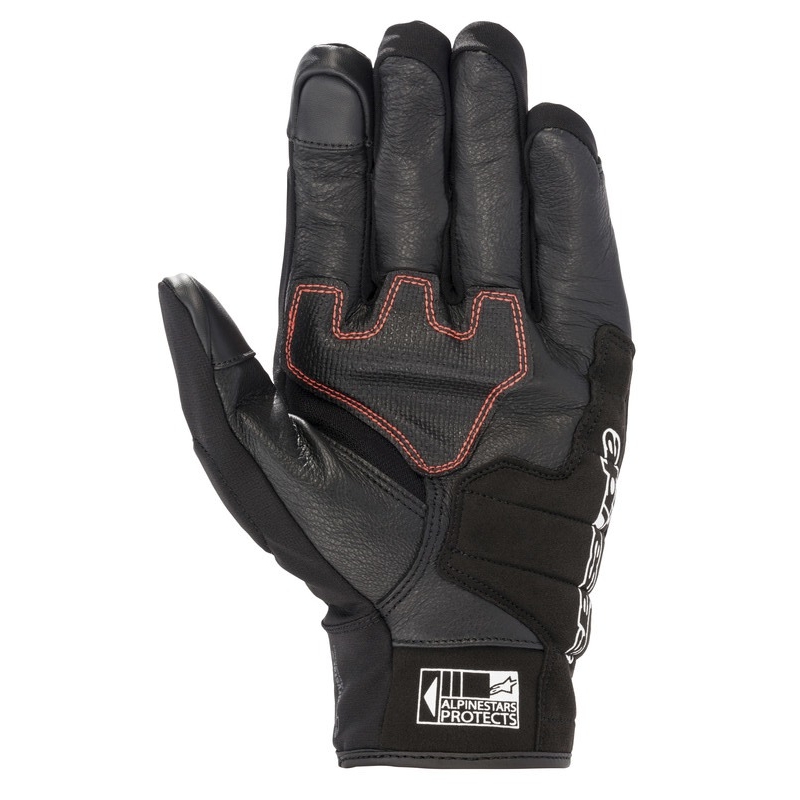 Guanti da moto Alpinestars SMX Z Drystar Honda grigio chiaro-nero-blu-rosso