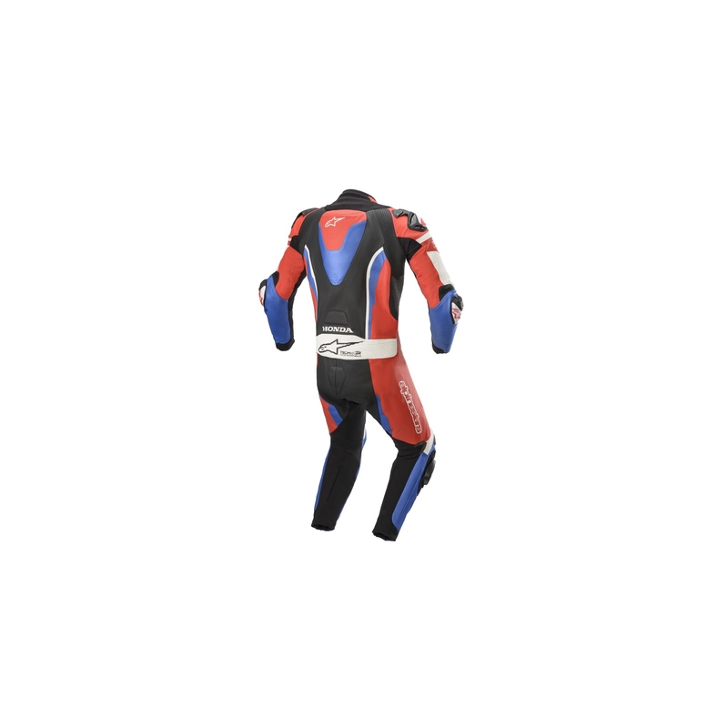 Tuta intera in pelle Alpinestars GP Pro 3 Honda collezione TECH-AIR compatibile nero-rosso-blu-bianco
