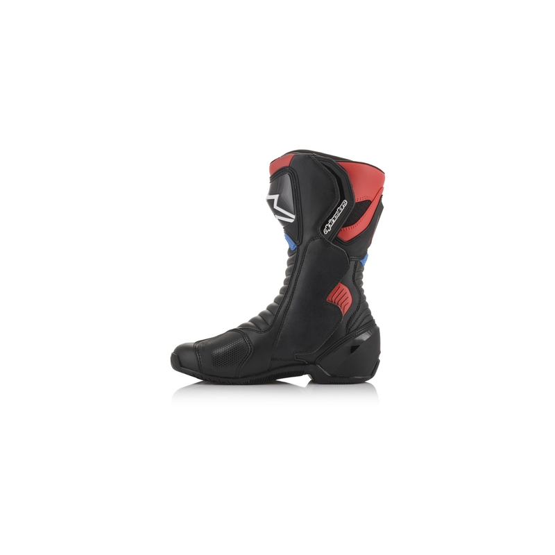 Alpinestars S-MX 6 Honda Collection Stivali da moto nero-rosso-blu-bianco