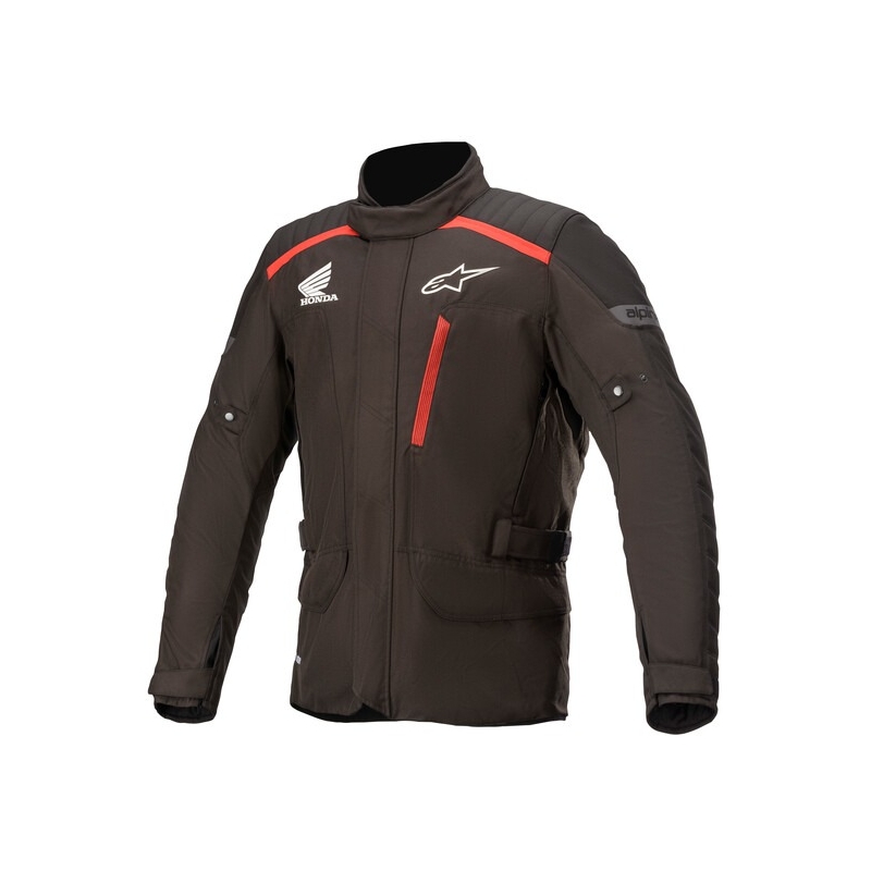 Alpinestars Gravity Drystar Honda Collection Giacca da moto nera e rossa