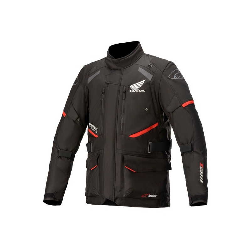 Giacca moto Alpinestars Andes Drystar TECH-AIR 5 compatibile Honda Collection nero-rosso