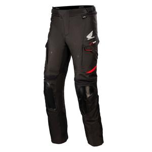 Pantaloni da moto Alpinestars Andes Drystar Honda Collection neri e rossi
