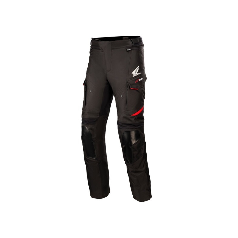 Pantaloni da moto Alpinestars Andes Drystar Honda Collection neri e rossi