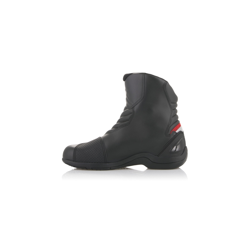 Stivali da moto Alpinestars New Land Drystar Honda Collection Nero e Rosso