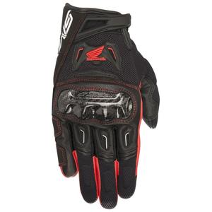 Alpinestars SMX-2 Air Carbon Honda Collezione Guanti Moto Nero e Rosso
