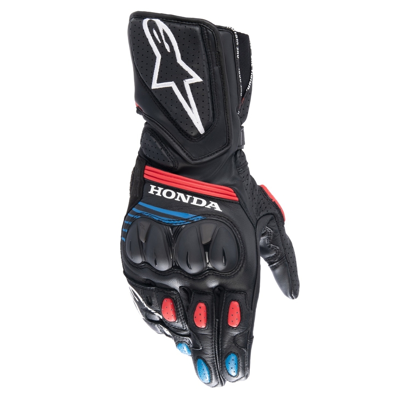 Guanti da moto Alpinestars SP-8 Honda neri-rossi-blu