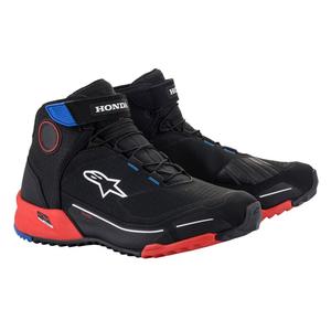 Alpinestars CR-X Drystar Honda Collection Stivali da moto nero-rosso-blu