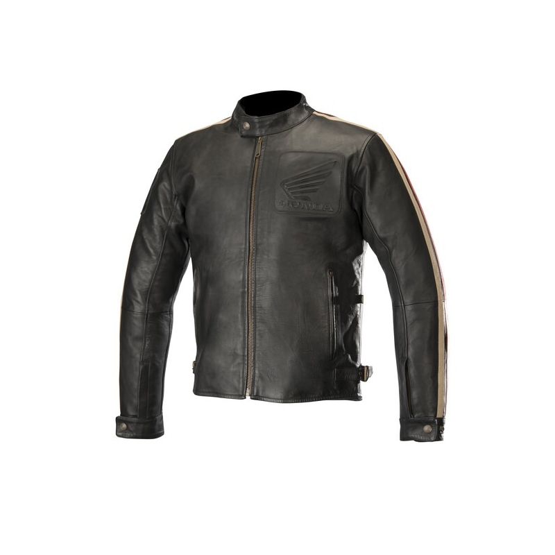 Alpinestars Charlie Honda Motorcycle Jacket Collection nero-crema-rosso